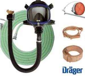 Sistem respirator cu aducțiune de aer Dräger EKASTU 6500 | EN 138 cu furtun de 20m